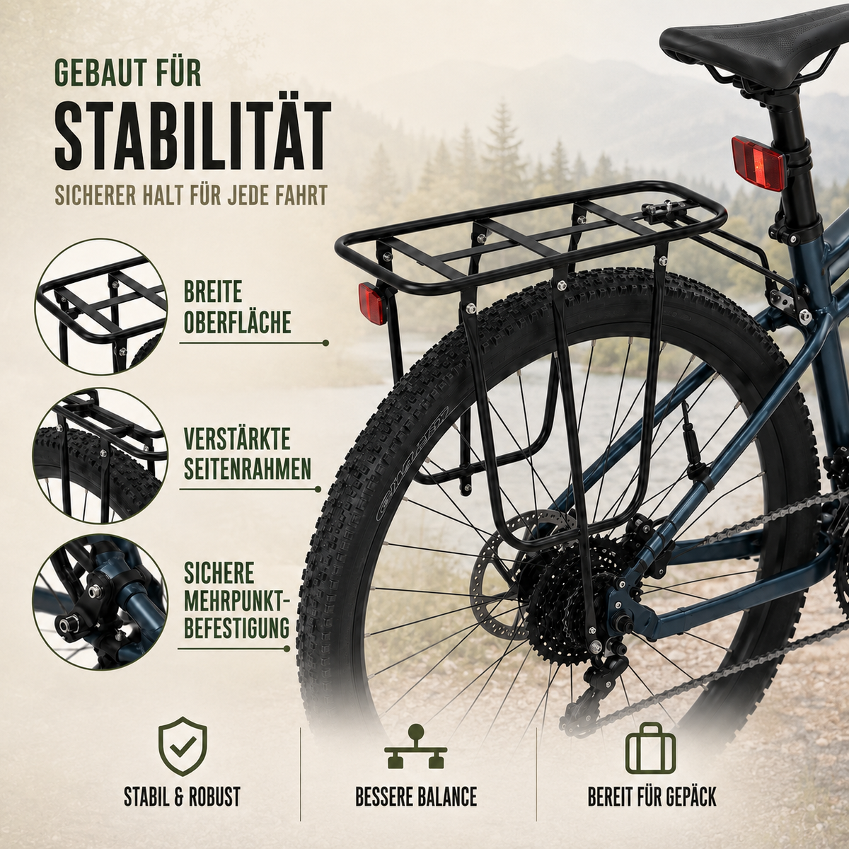 Fahrrad Gepäckträger hinten – LastPro 75