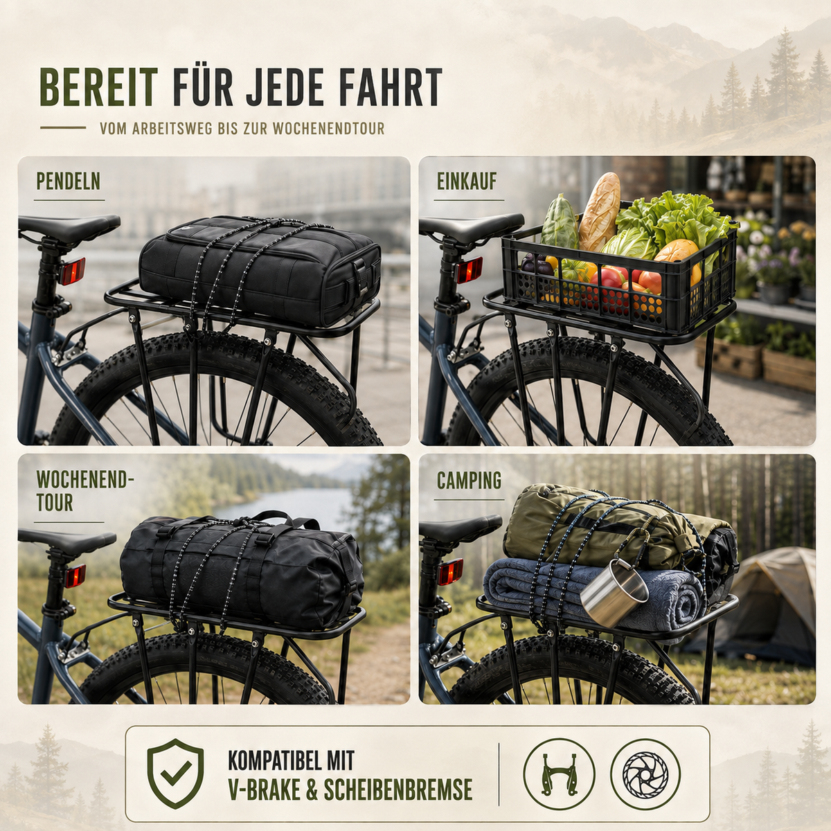Fahrrad Gepäckträger hinten – LastPro 75