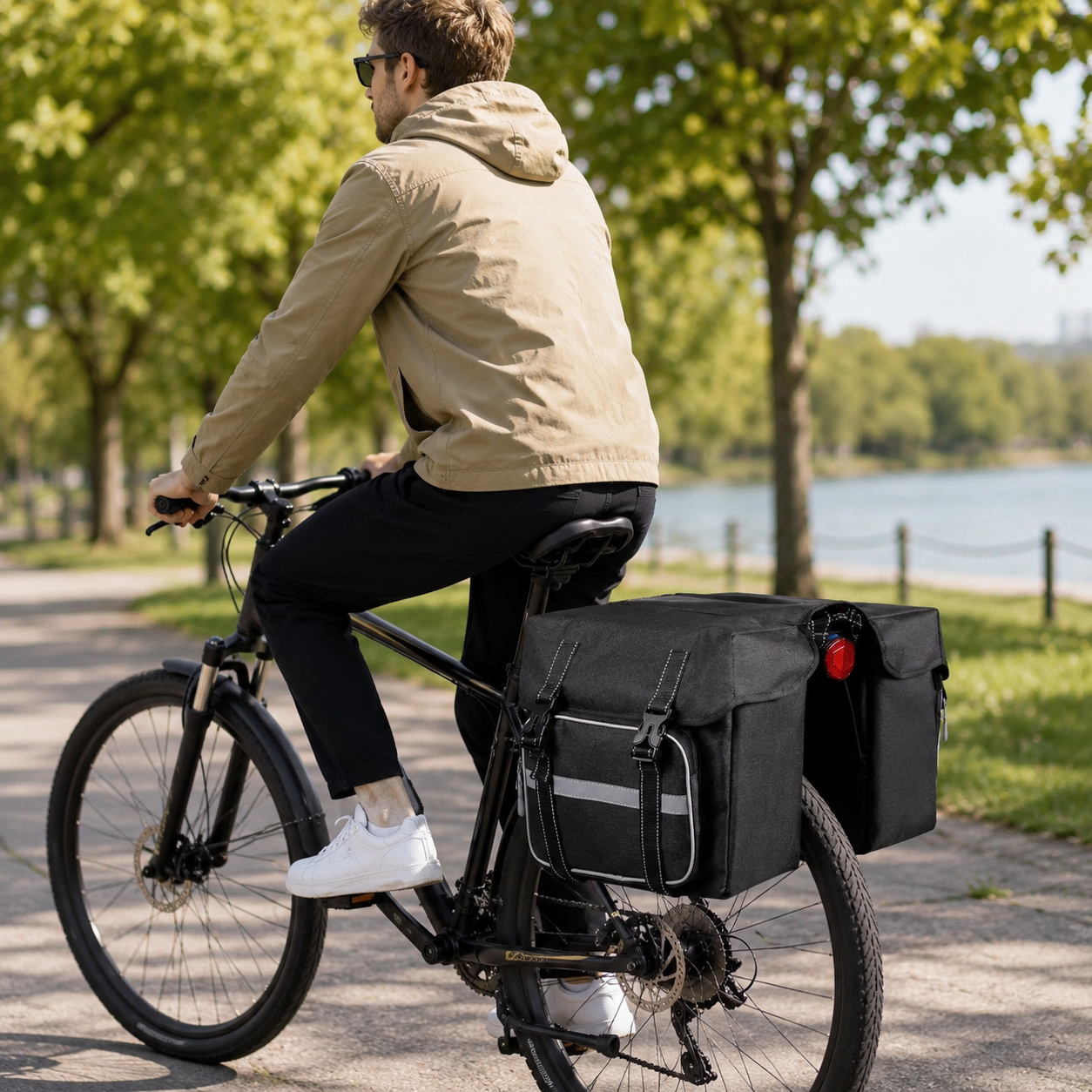 Fahrrad Gepäckträgertasche 25L – CargoRide Dual