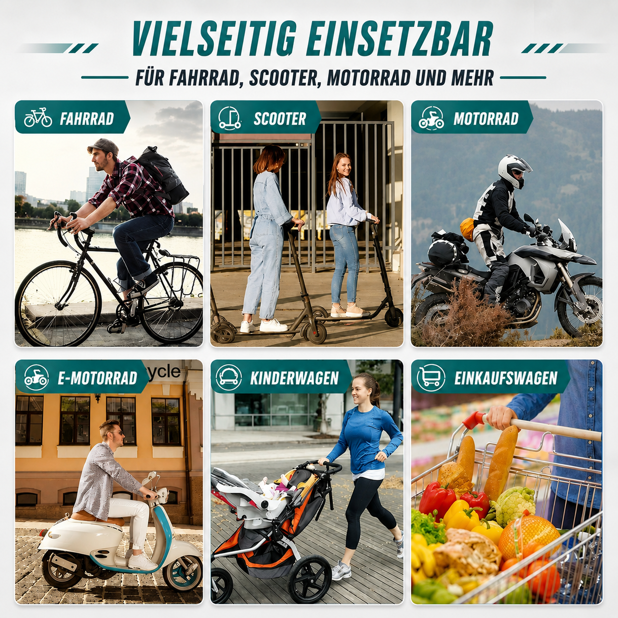 Fahrrad Handyhalterung 360° drehbar – GripRide Pro