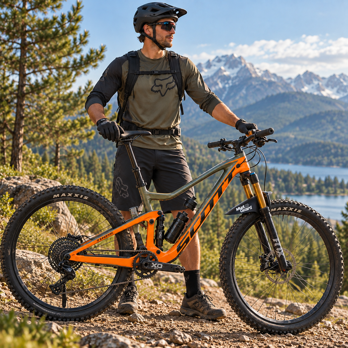 Fahrrad Schutzblech Set MTB – CarbonFlex Duo