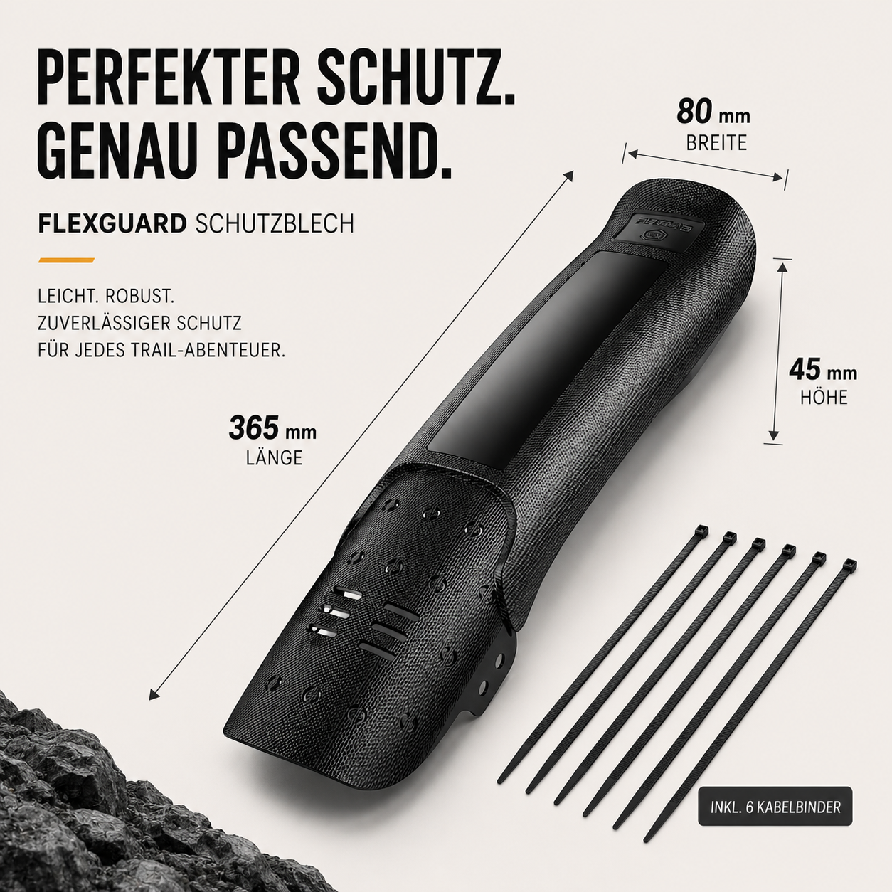 Fahrrad Schutzblech hinten – FlexGuard