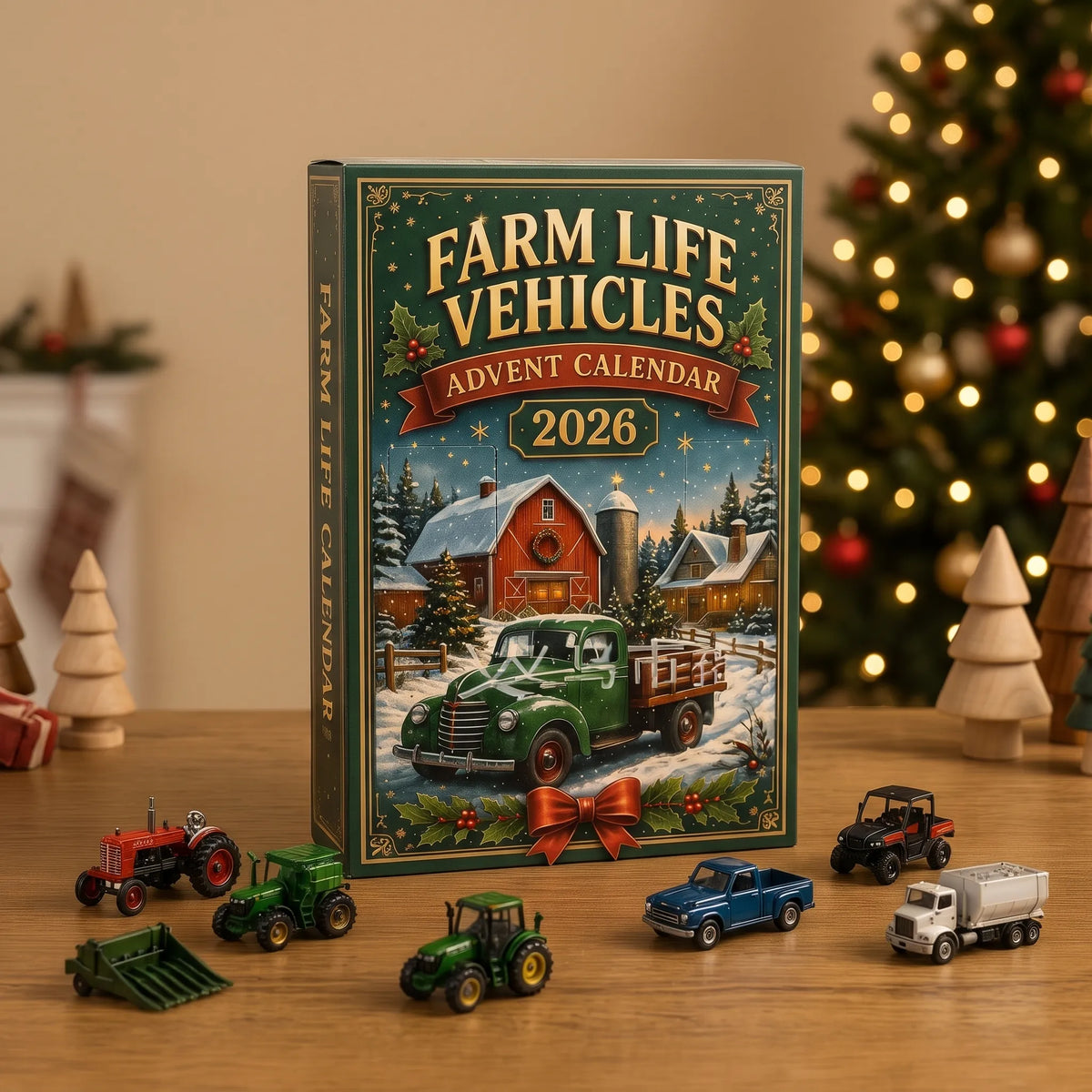 Farnolo | Adventskalender mit 24 Landwirtschaftsfahrzeugen für fantasievolle Spieltage im Dezember