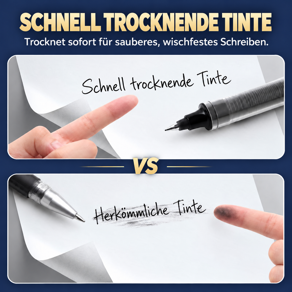 Nordspur | Schmierfreier Schnelltrocknender Rollerball