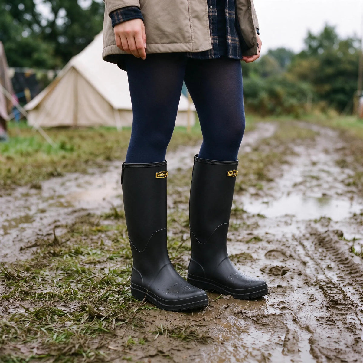 Festival Gummistiefel | Hohe Regenstiefel Für Schlamm