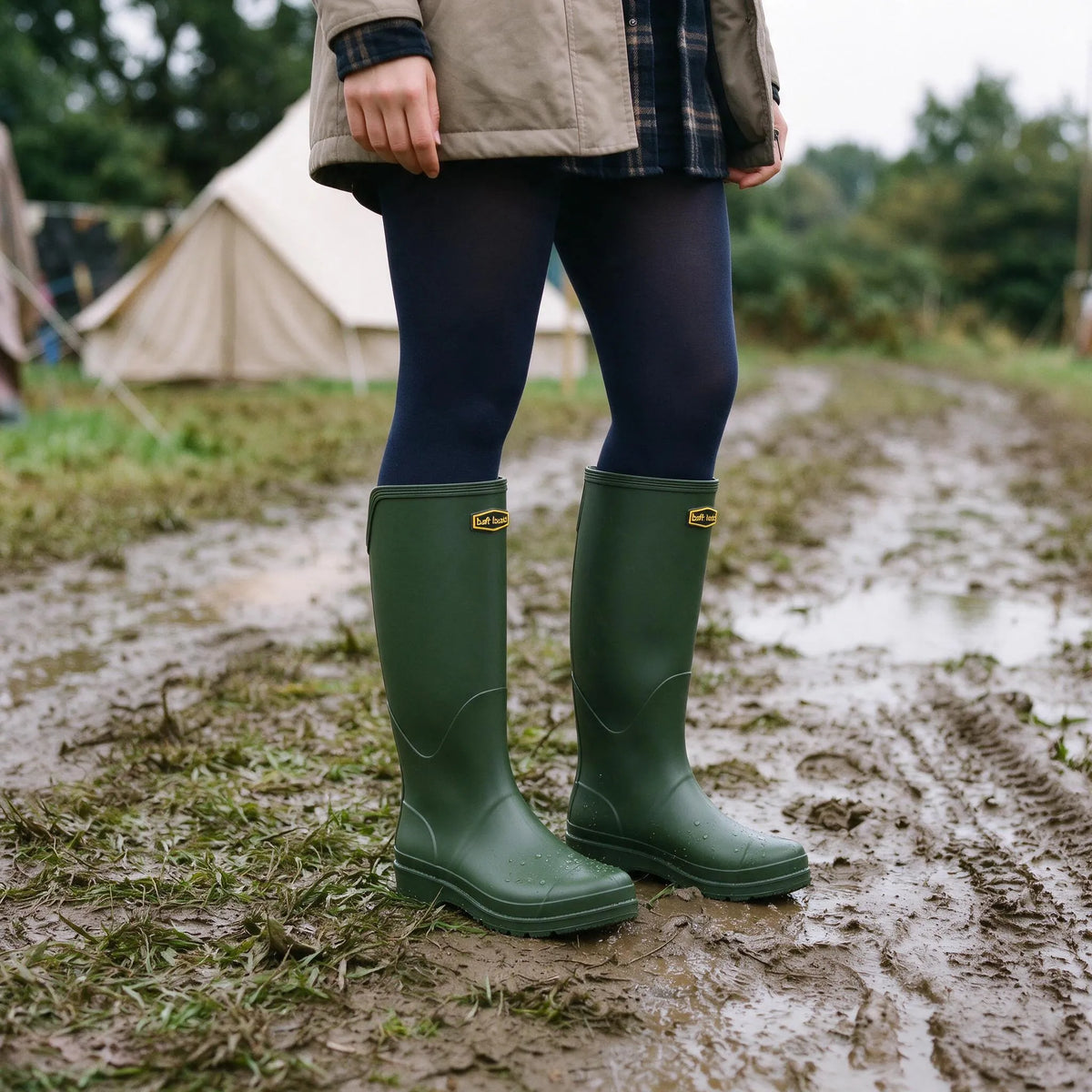 Festival Gummistiefel | Hohe Regenstiefel Für Schlamm