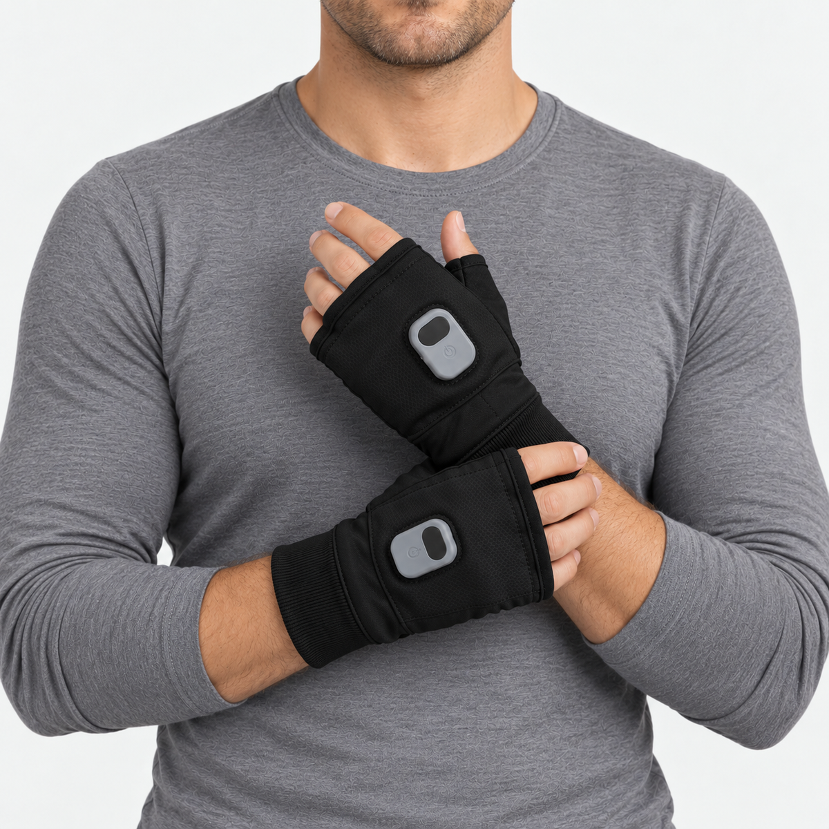 Fingerlose beheizte Handschuhe | 3 einstellbare Temperaturstufen