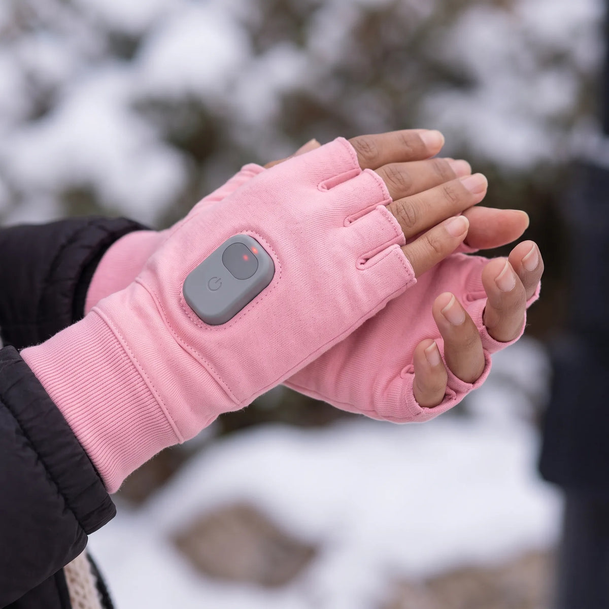 Fingerlose beheizte Handschuhe | Bis zu 350 Minuten Akkulaufzeit