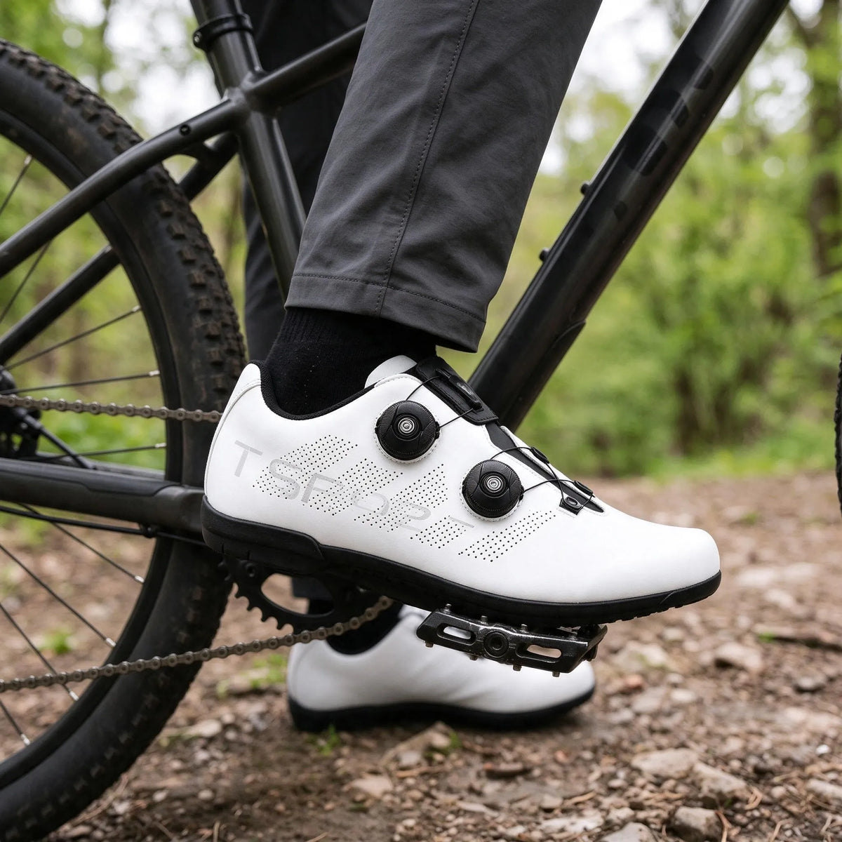 Flachpedal MTB Schuh Alternative Ohne Klickverbindung