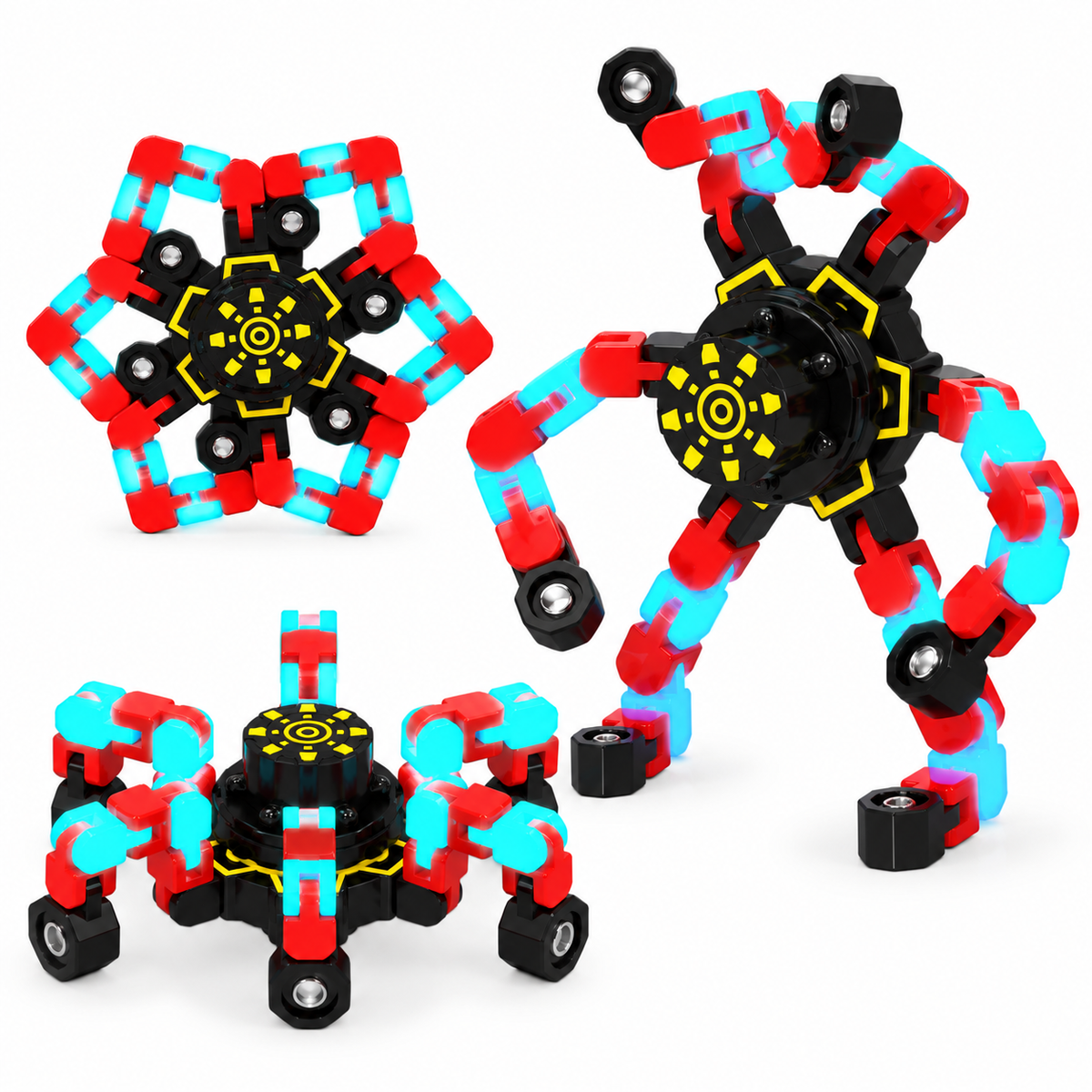 Transformierbarer Roboter Fidget Spinner zur Stresslinderung