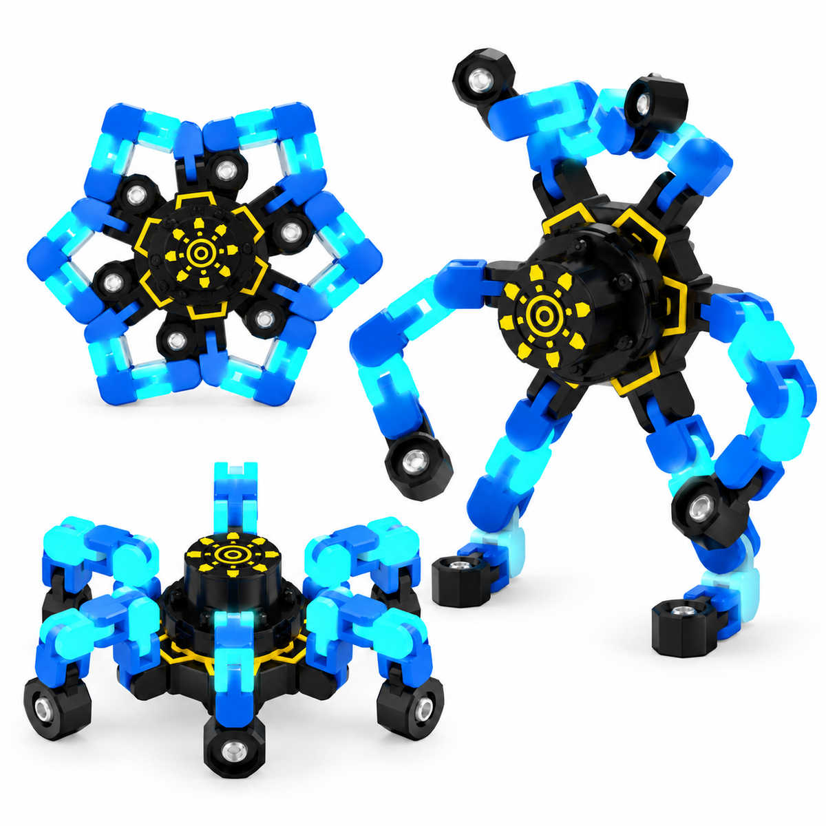 Transformierbarer Roboter Fidget Spinner zur Stresslinderung