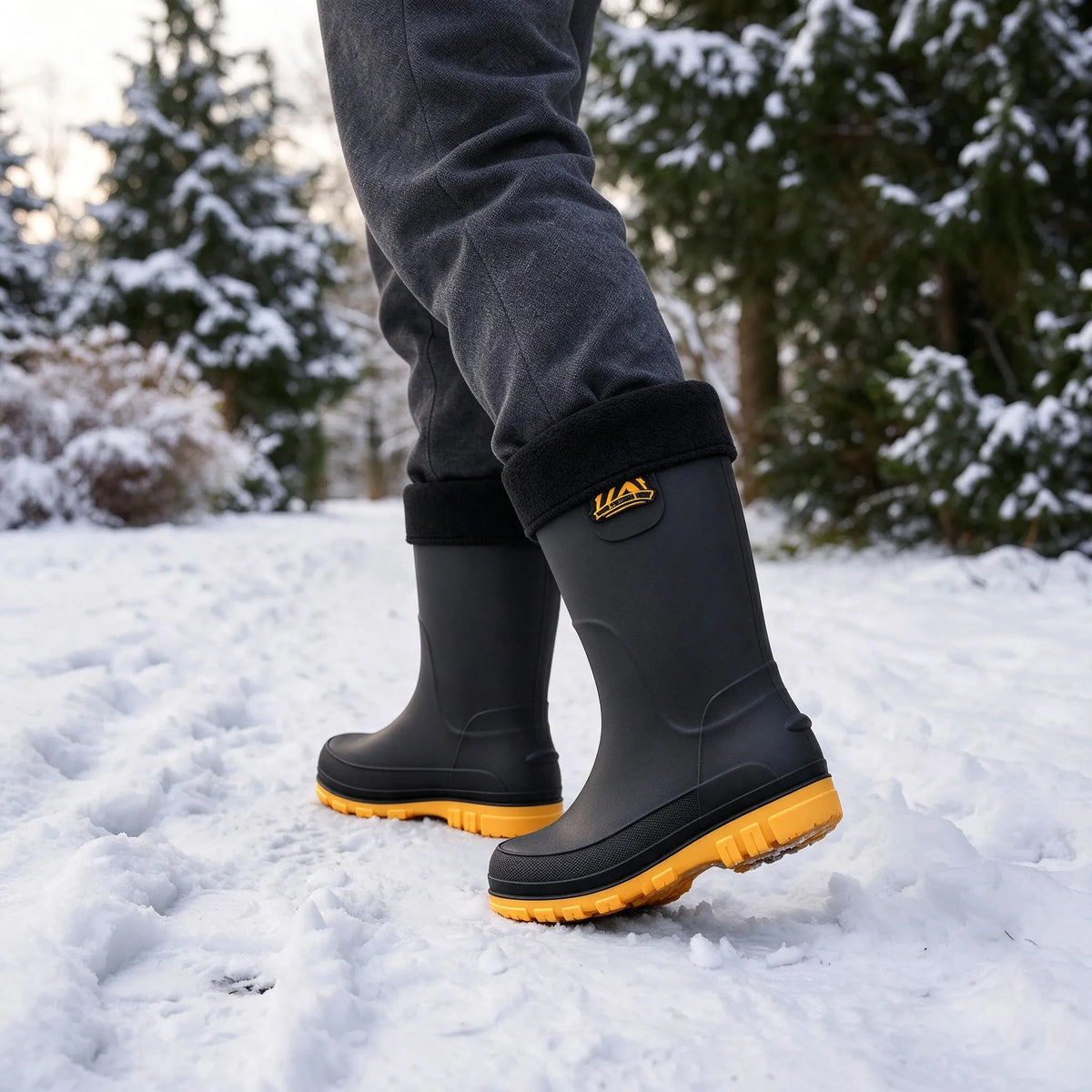 Gefütterte Gummistiefel Herren Für Den Winter