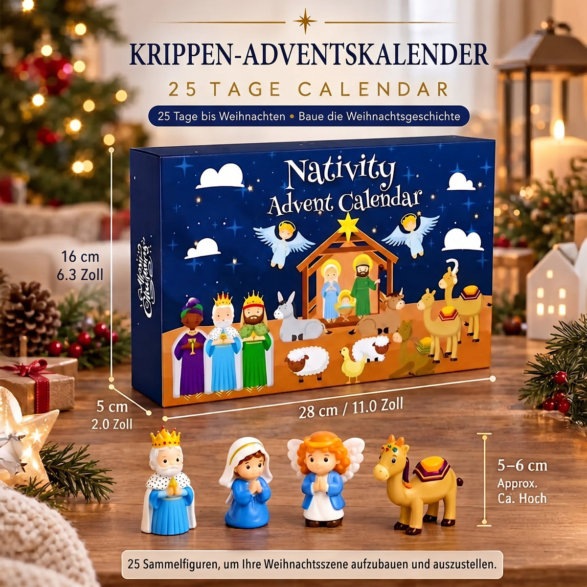 Nordspur | Personalisierter Krippen-Adventskalender