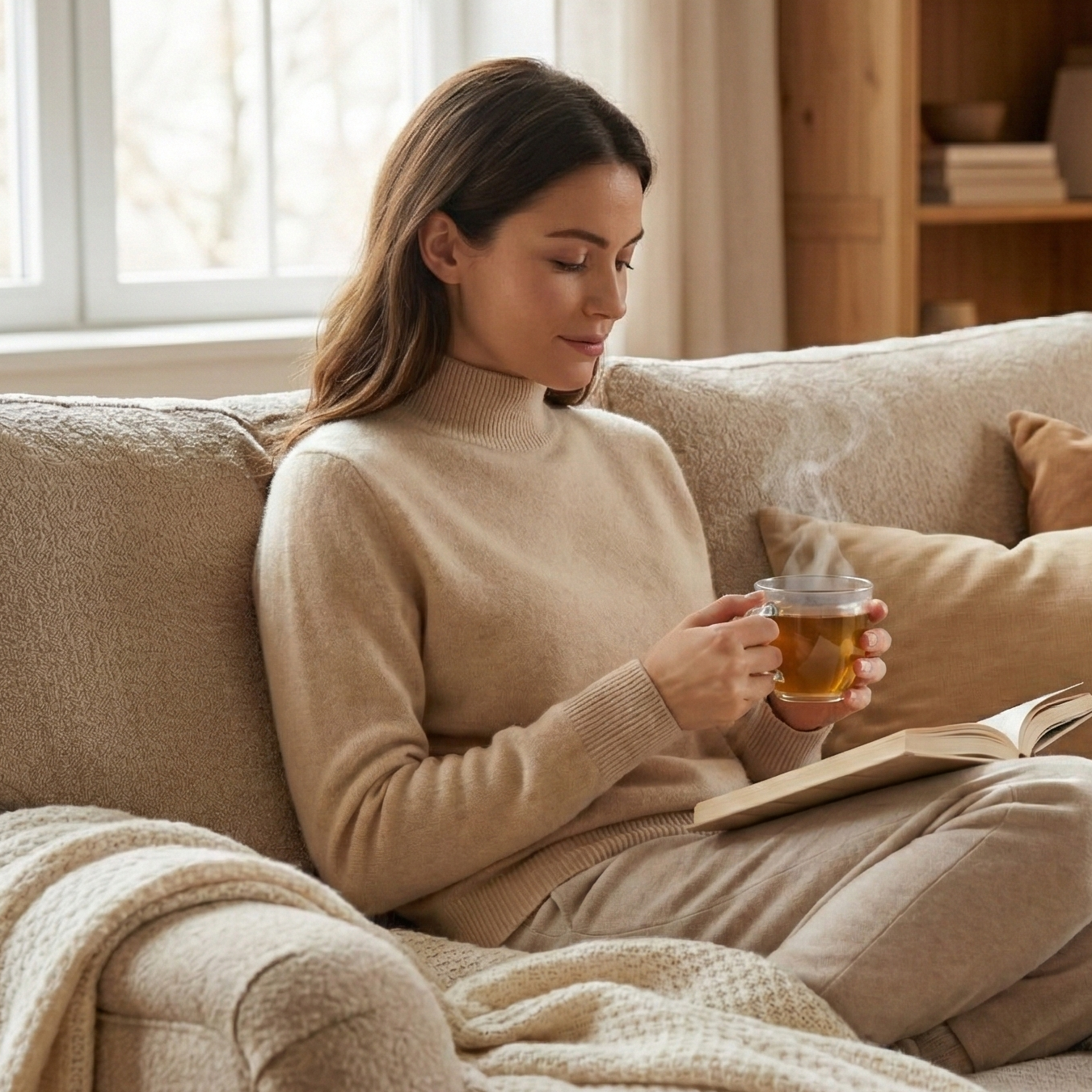Nordspur | Leichter Pullover mit Mock-Neck-Kragen