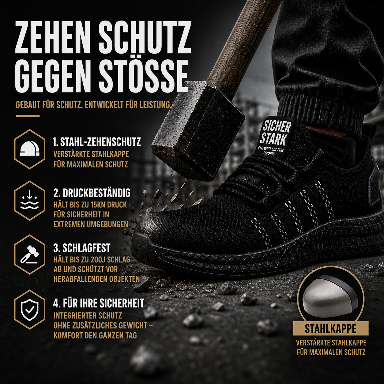 Nordspur | Guardique Leichter Schutz-Sneaker