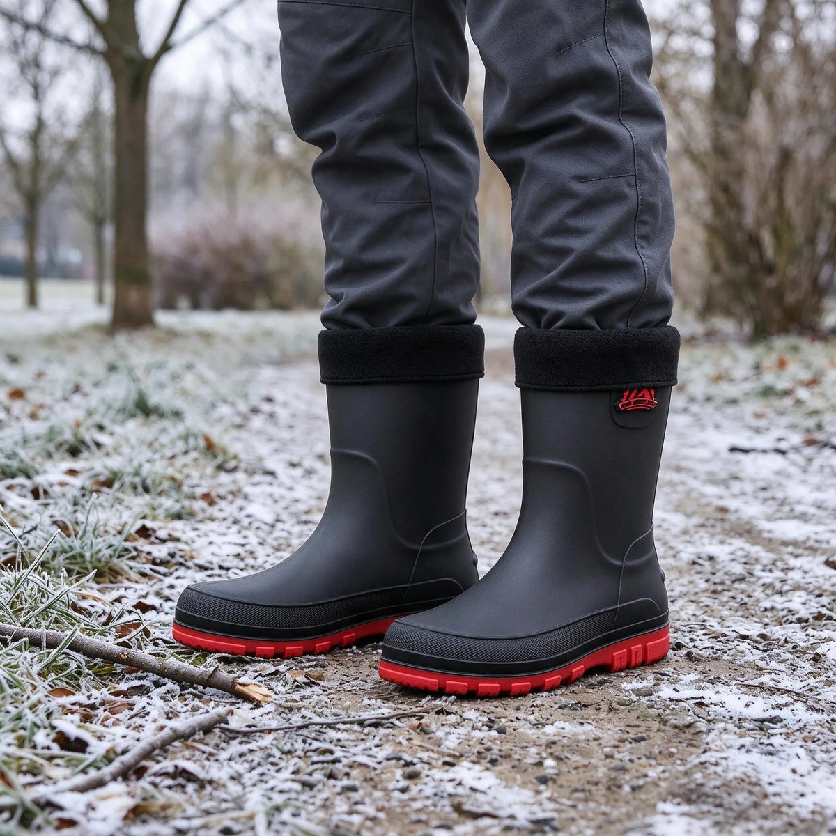Gummistiefel Herren Größe 47 | Isolierte Regenstiefel