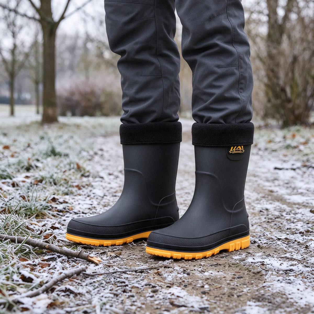 Gummistiefel Herren Größe 47 | Isolierte Regenstiefel