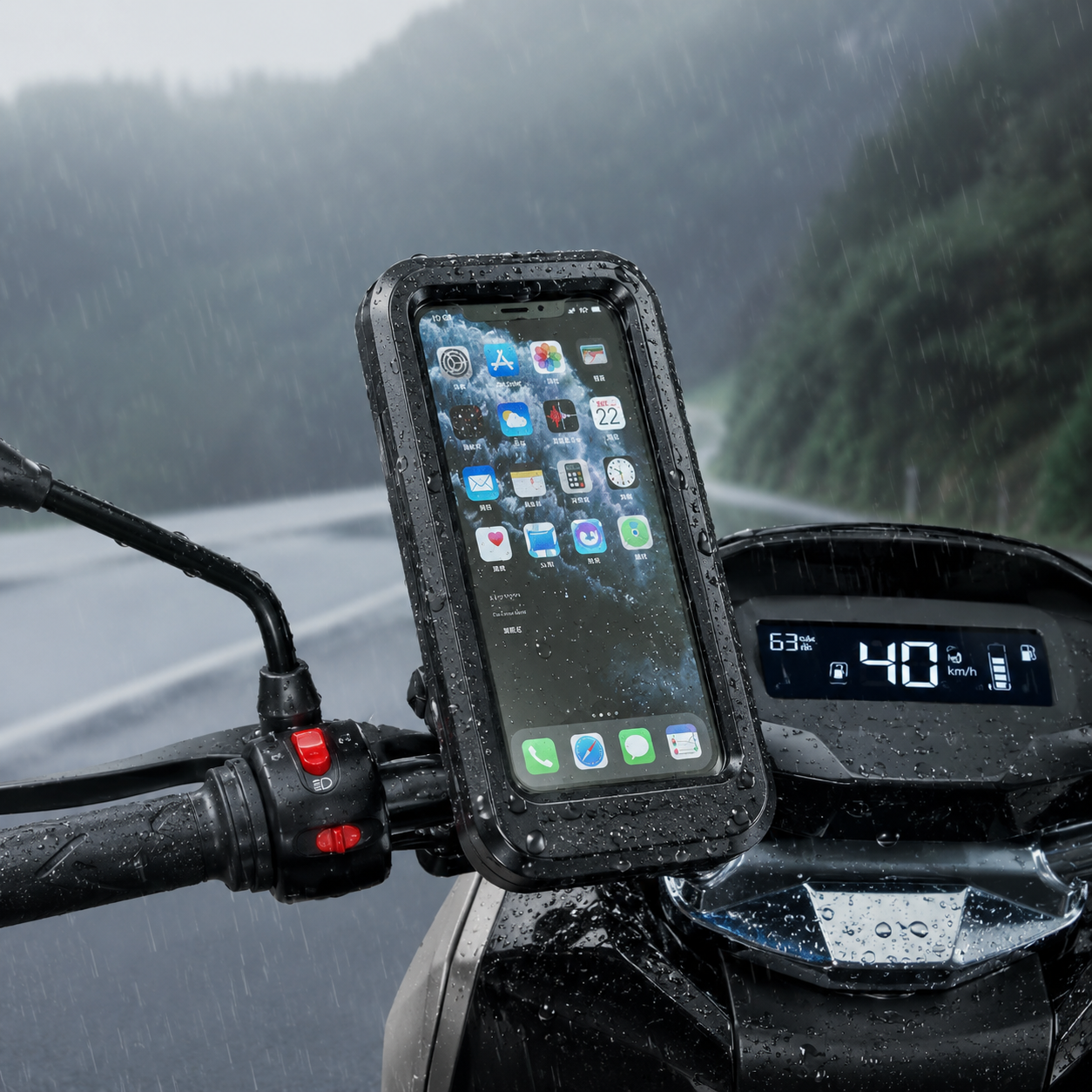 Handyhalterung wasserdicht 360° – FlexiRide Pro