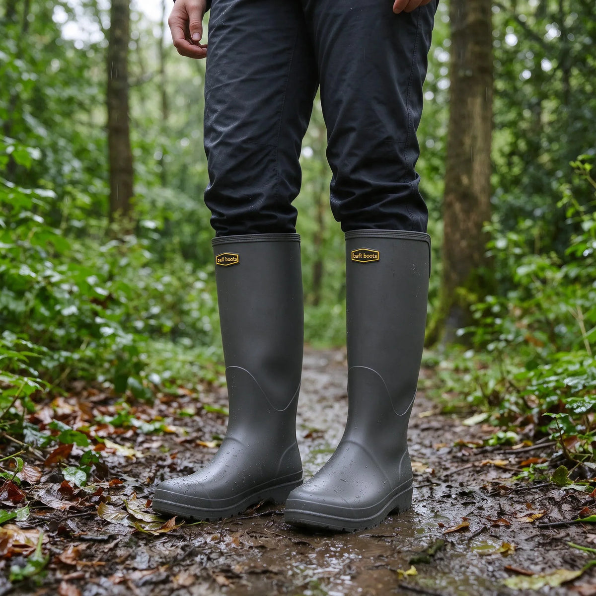 Hohe Regenstiefel Für Hundespaziergänge | Kniehohe Stiefel Für Matsch Und Regen