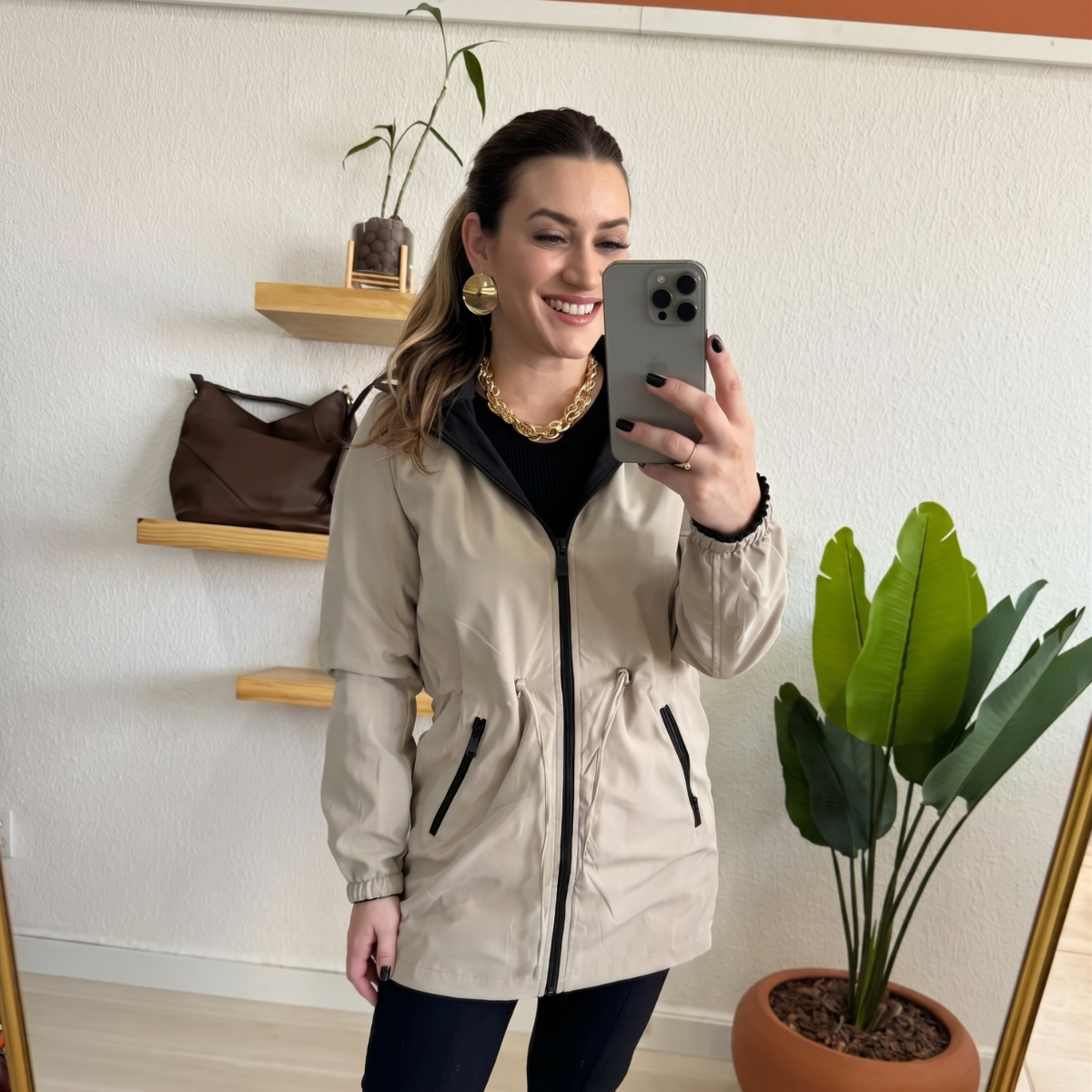 Doppelseitige Parka