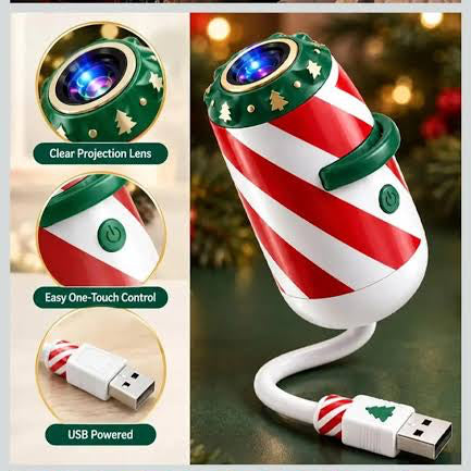 12-in-1 USB Weihnachts-Sternenhimmel-Projektor