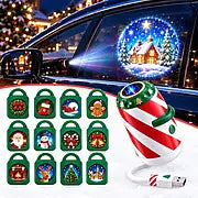 12-in-1 USB Weihnachts-Sternenhimmel-Projektor