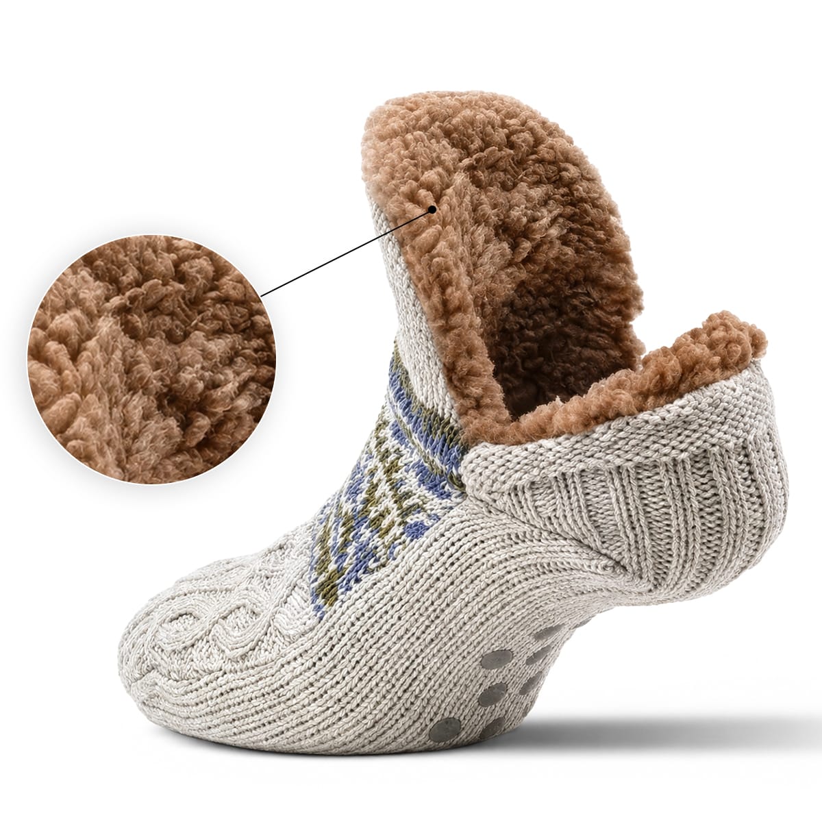 Wintersocken mit Fleecefutter