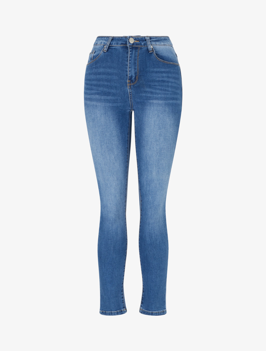 Jean skinny taille haute 5 poches
