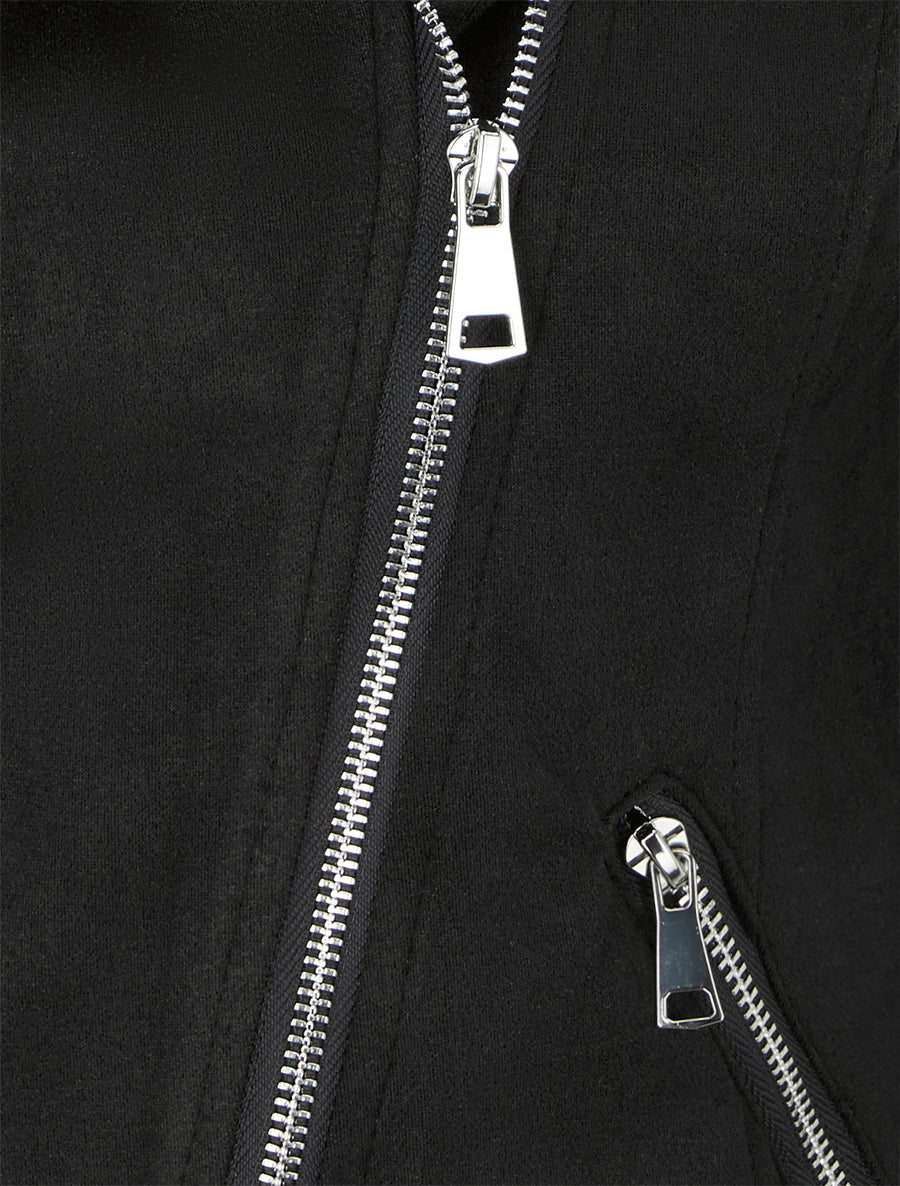 Perfecto-Jacke mit Schulterpolstern