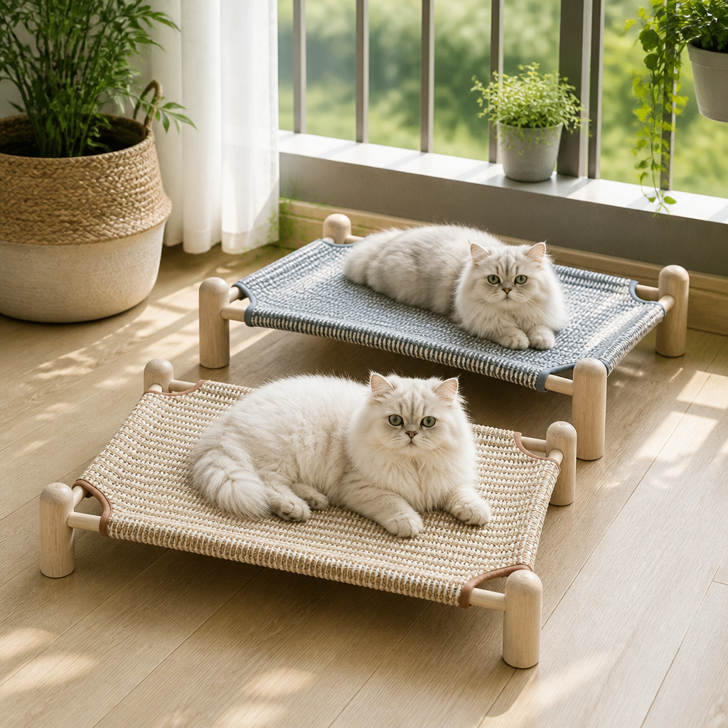 Verschleißfestes abnehmbares und langlebiges Katzenbett mit Kratzbrett