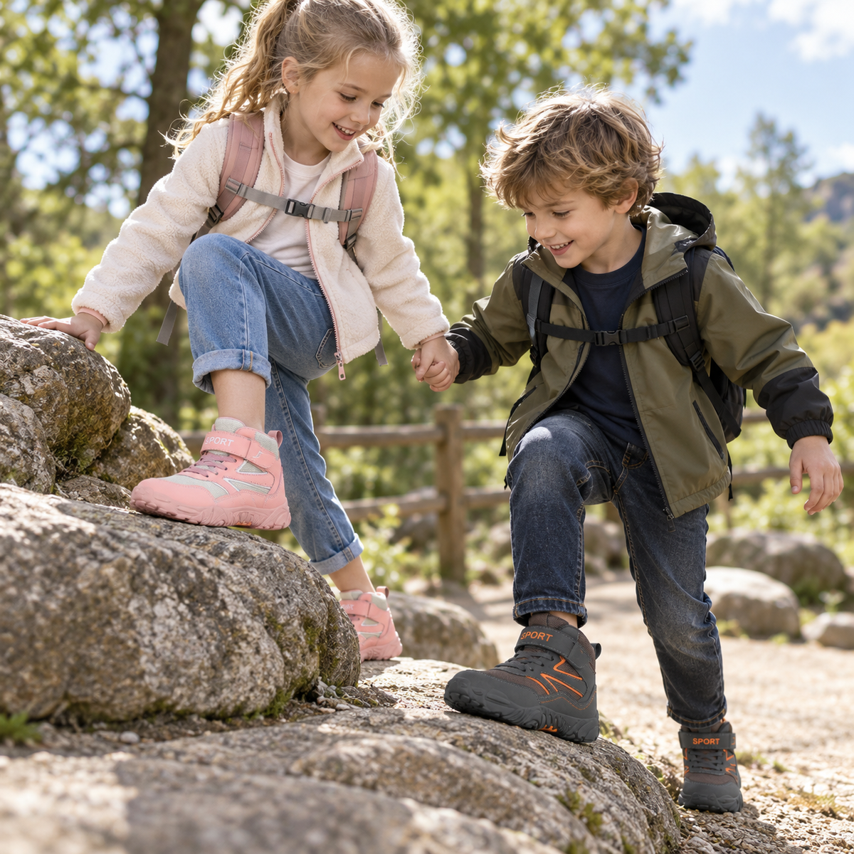 Kinder Barfuß-Stiefel Für Trittsichere Trail-Abenteuer