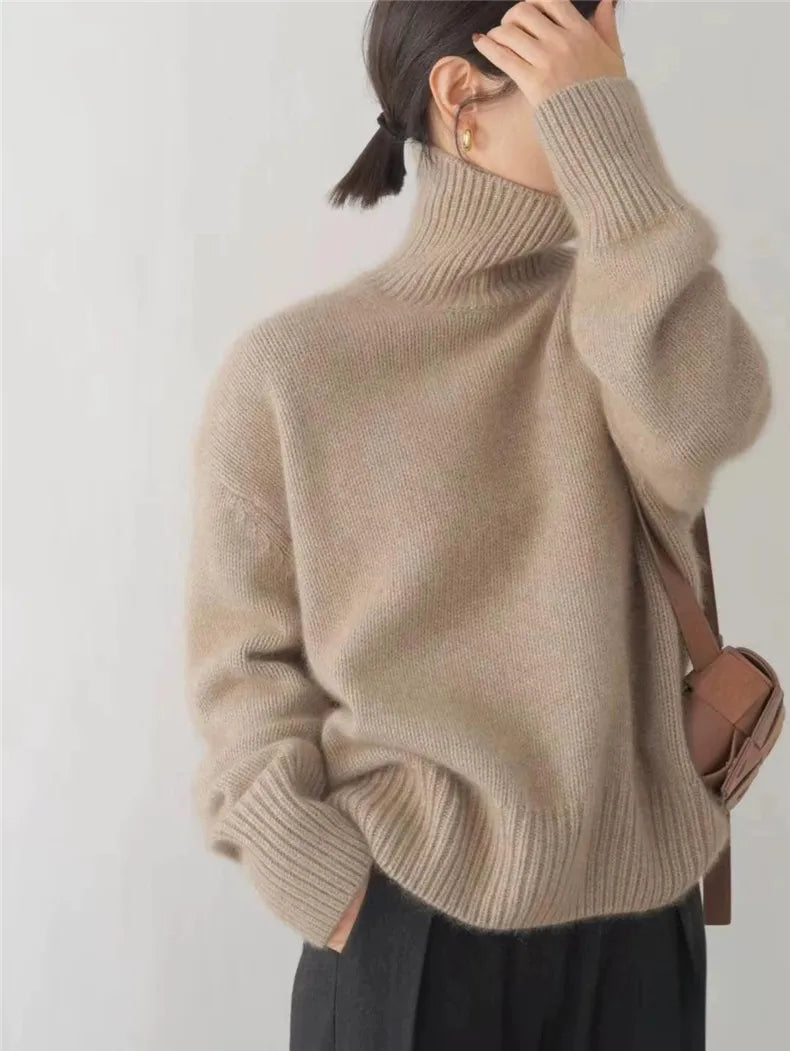 Eleganter Rollkragenpullover