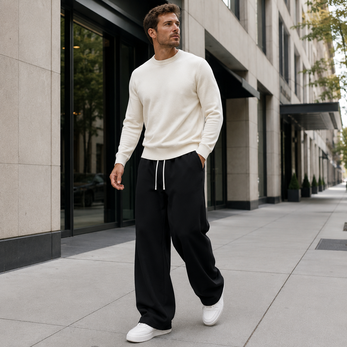 Lockere Jogginghose Für Gemütliche Entspannung Zuhause