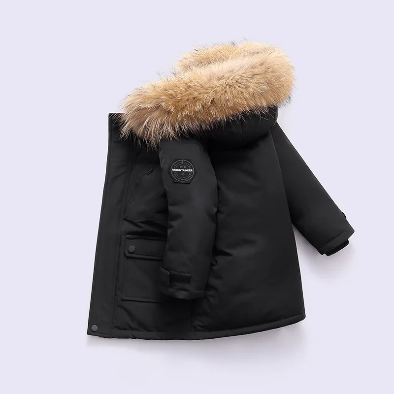 Winterjacke mit weicher Fellkante