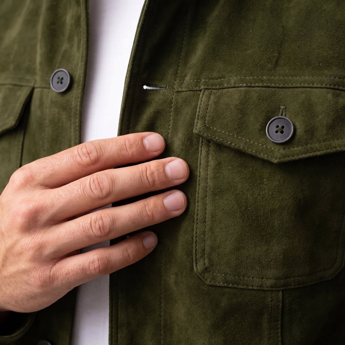 Tommaso Jacke aus Premium-Wildleder