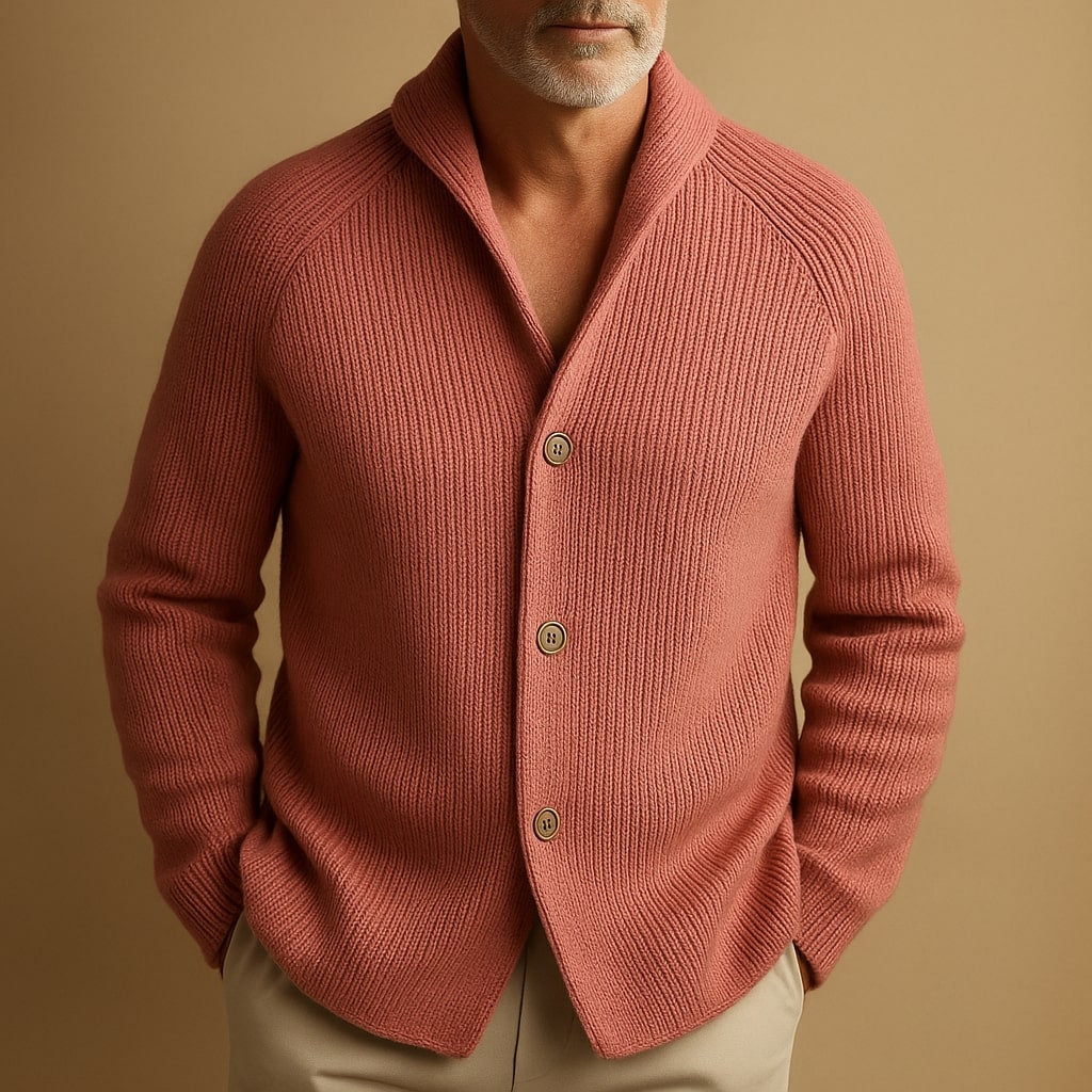 Hugo | Gerippte Wollstrickjacke