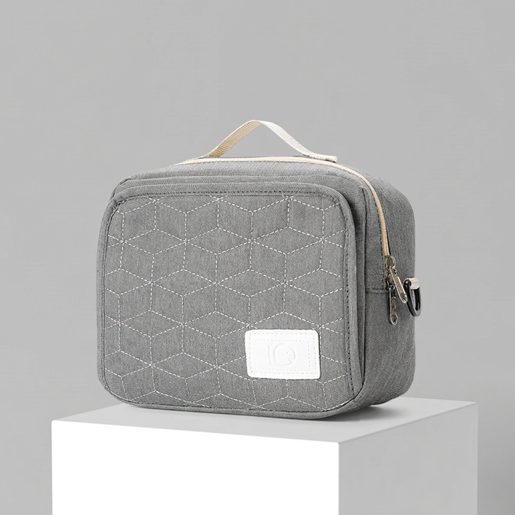 3-in-1 Kinderwagen-Organizer-Tasche – Wasserdichte Windel-Aufbewahrung mit isolierten Fächern