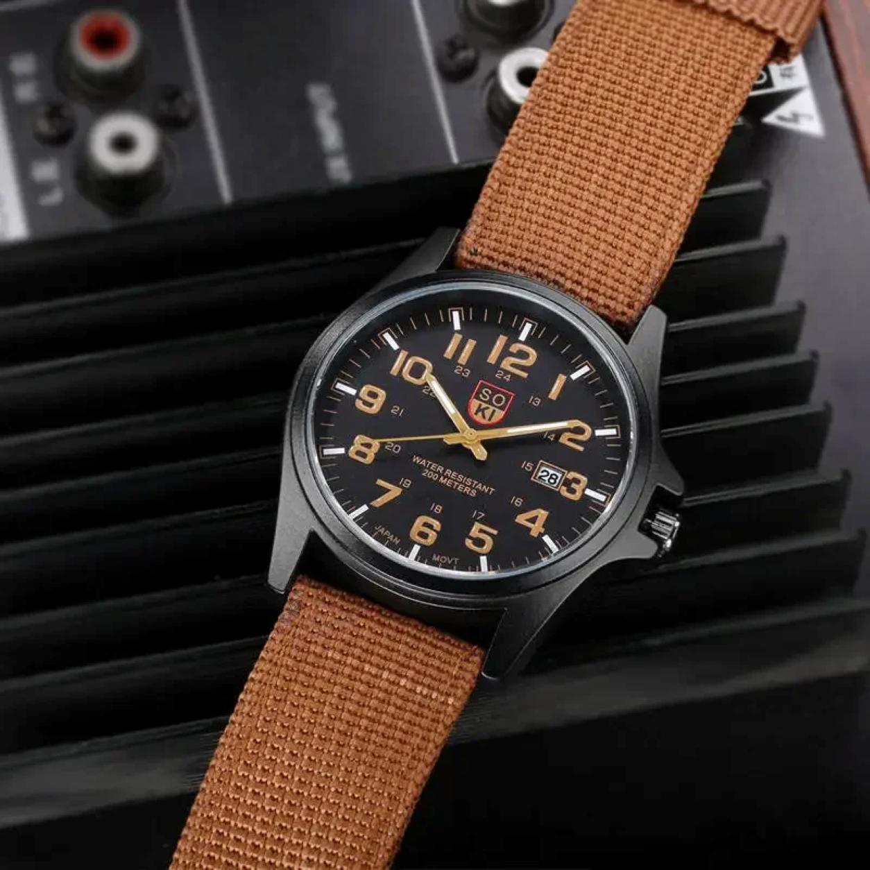 Militär Armbanduhr Edelstahl 45mm wasserdicht & robust – IronTrek Watch
