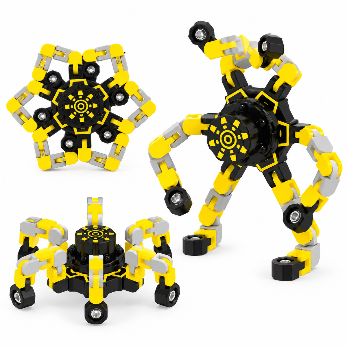 Transformierbarer Roboter Fidget Spinner zur Stresslinderung