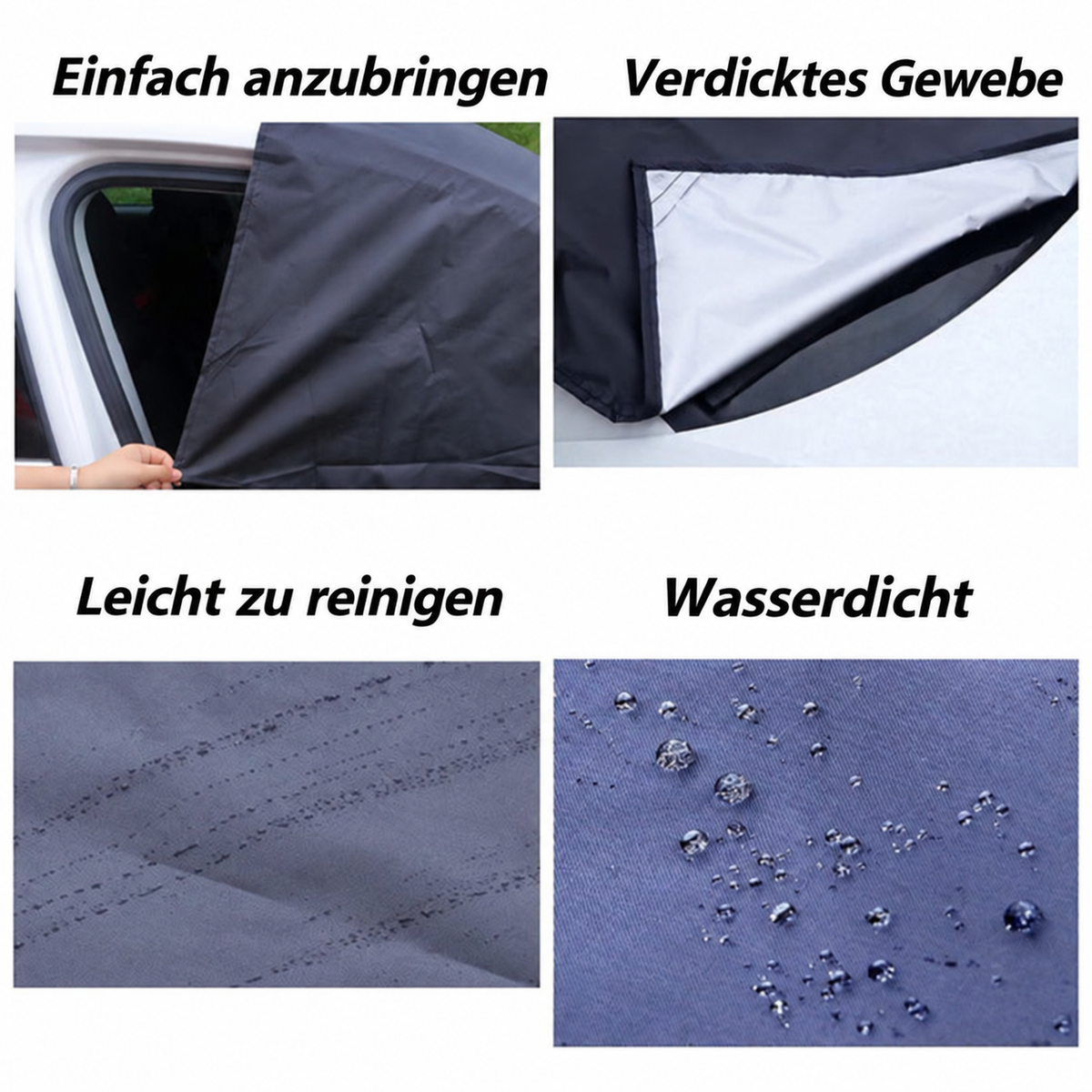Nordspur | Vordere Windschutzscheiben-Abdeckung – Schutz für alle vier Jahreszeiten, Frostschutz & hohe Qualität – perfekt für Autos, Vans und SUVs