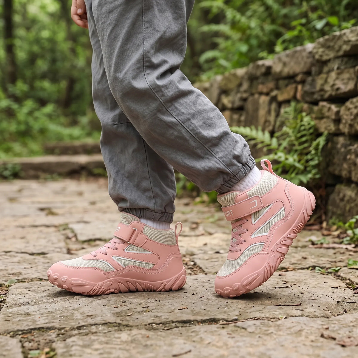 Natürliche Fußbewegung | Kinder Barfuß-Stiefel Mit Weiter Zehenbox