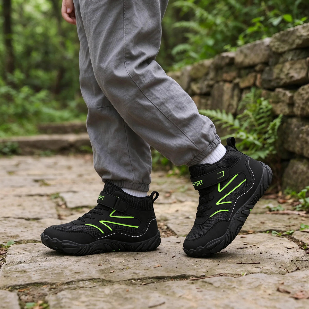 Natürliche Fußbewegung | Kinder Barfuß-Stiefel Mit Weiter Zehenbox