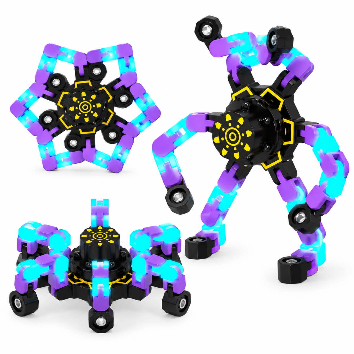 Transformierbarer Roboter Fidget Spinner zur Stresslinderung