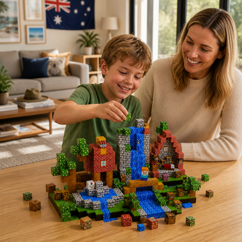 100-teiliges magnetisches Bauklötze-Set – Montessori STEM Konstruktionsspielzeug für Kinder