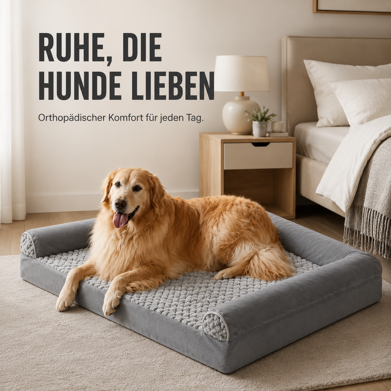 Nordspur | Slumberpaw Extra Großes Orthopädisches Hundebett