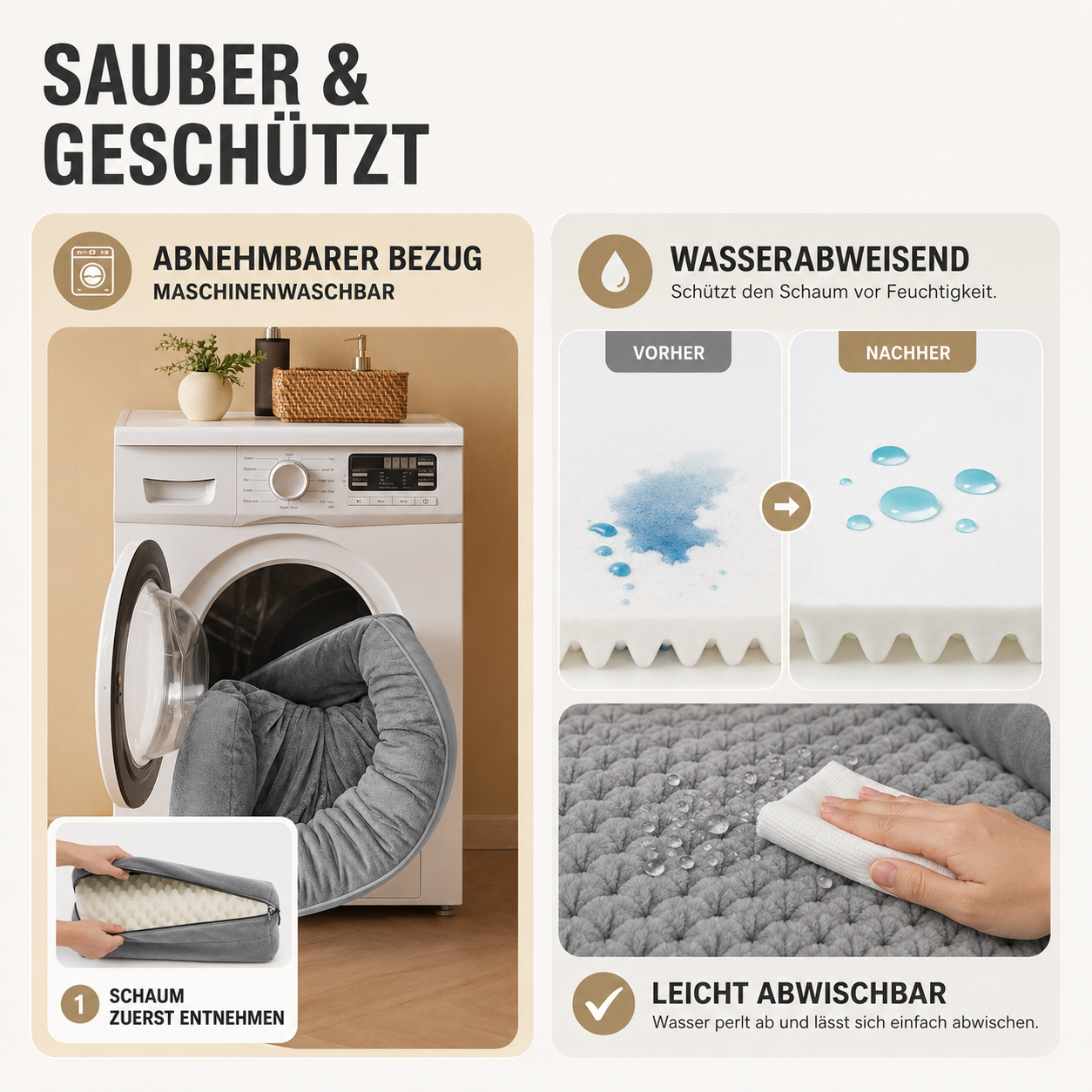 Nordspur | Slumberpaw Extra Großes Orthopädisches Hundebett