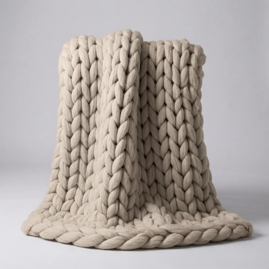 Nordspur | Veloroo Chunky-Strickwurfdecke