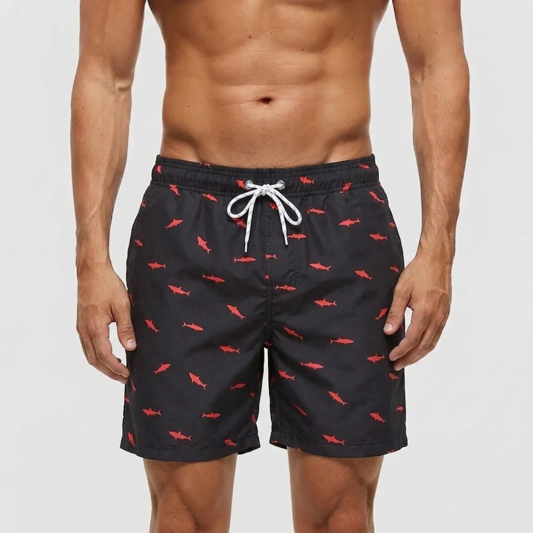 Nordspur | Wavecrest Herren Kurz geschnittene Badeshorts