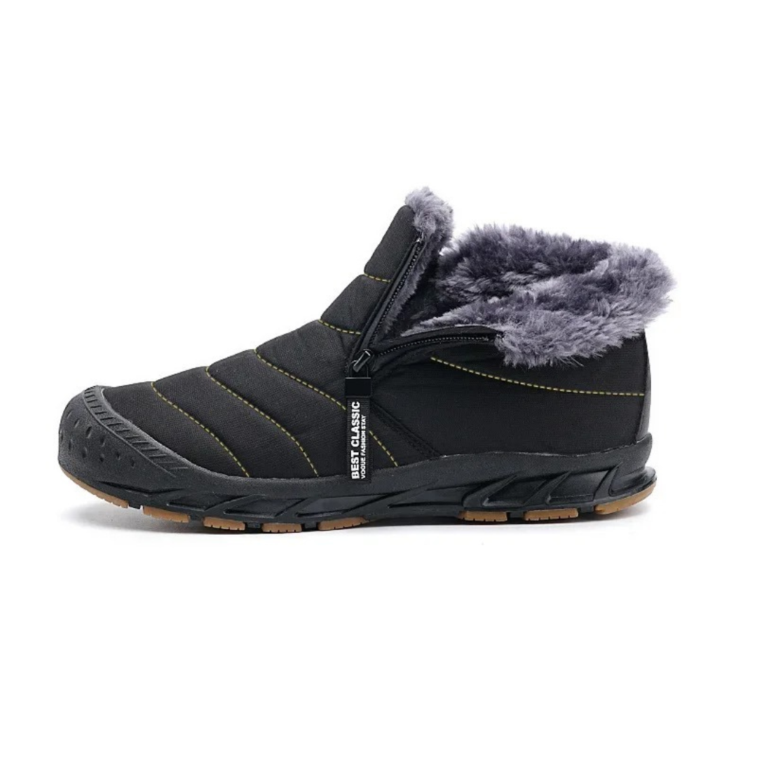 Damenwinterstiefel mit wasserdichter Oberseite und warm gefüttertem Fleace-Innenfutter
