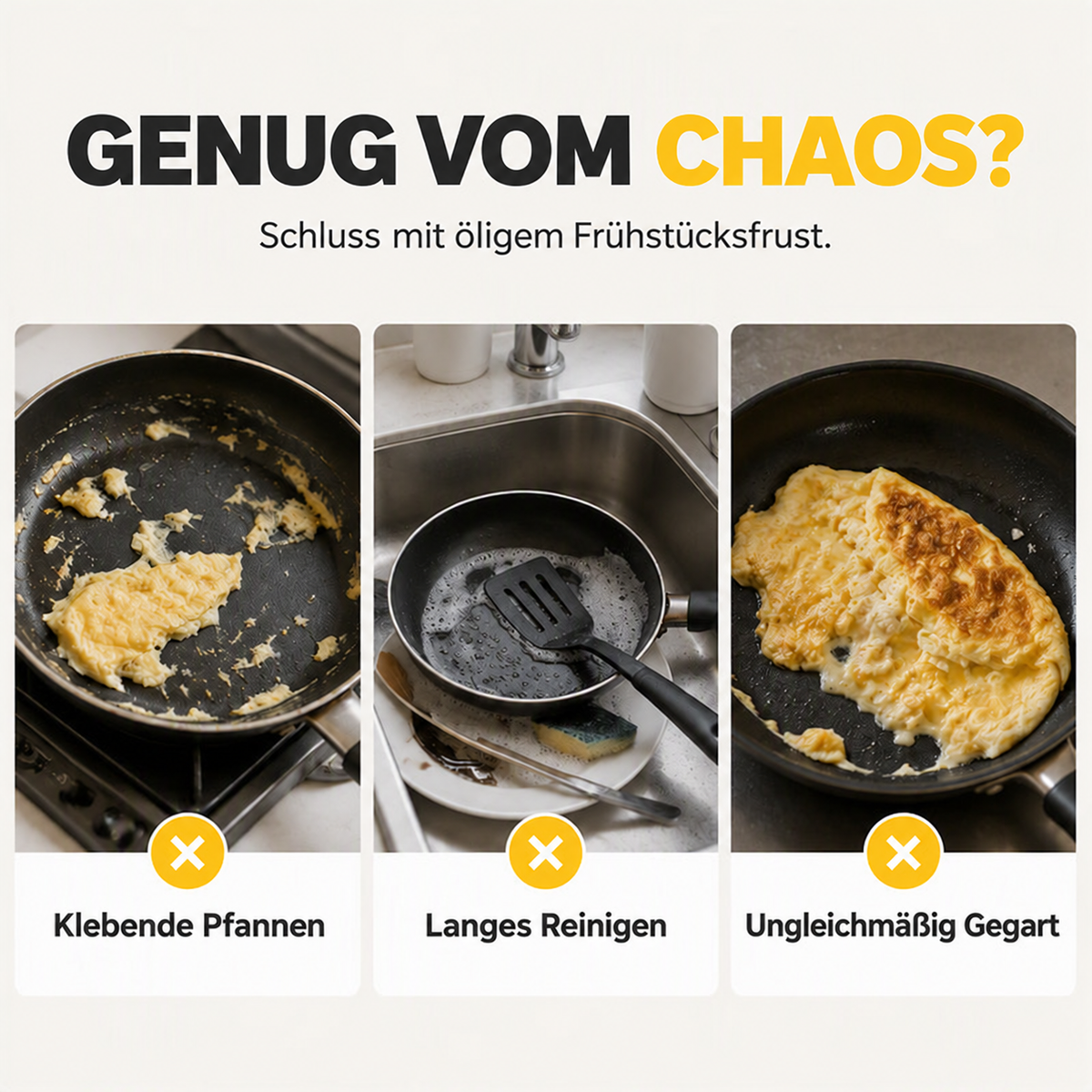 Nordspur | 2-in-1 Omelettmaschine und Eierkocher – schnelles Frühstück in wenigen Minuten